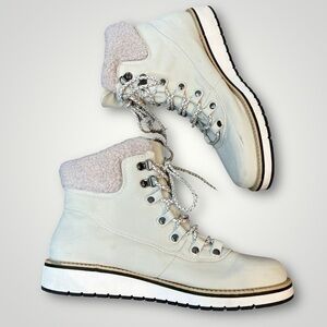 Aspen Nomad Vegan Leather Fleece Ankle Boots Winter